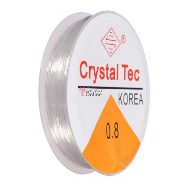Fir din nylon Transparenta elastica pentru bijuterii de 0.8 / 6 metri Crystal Tec